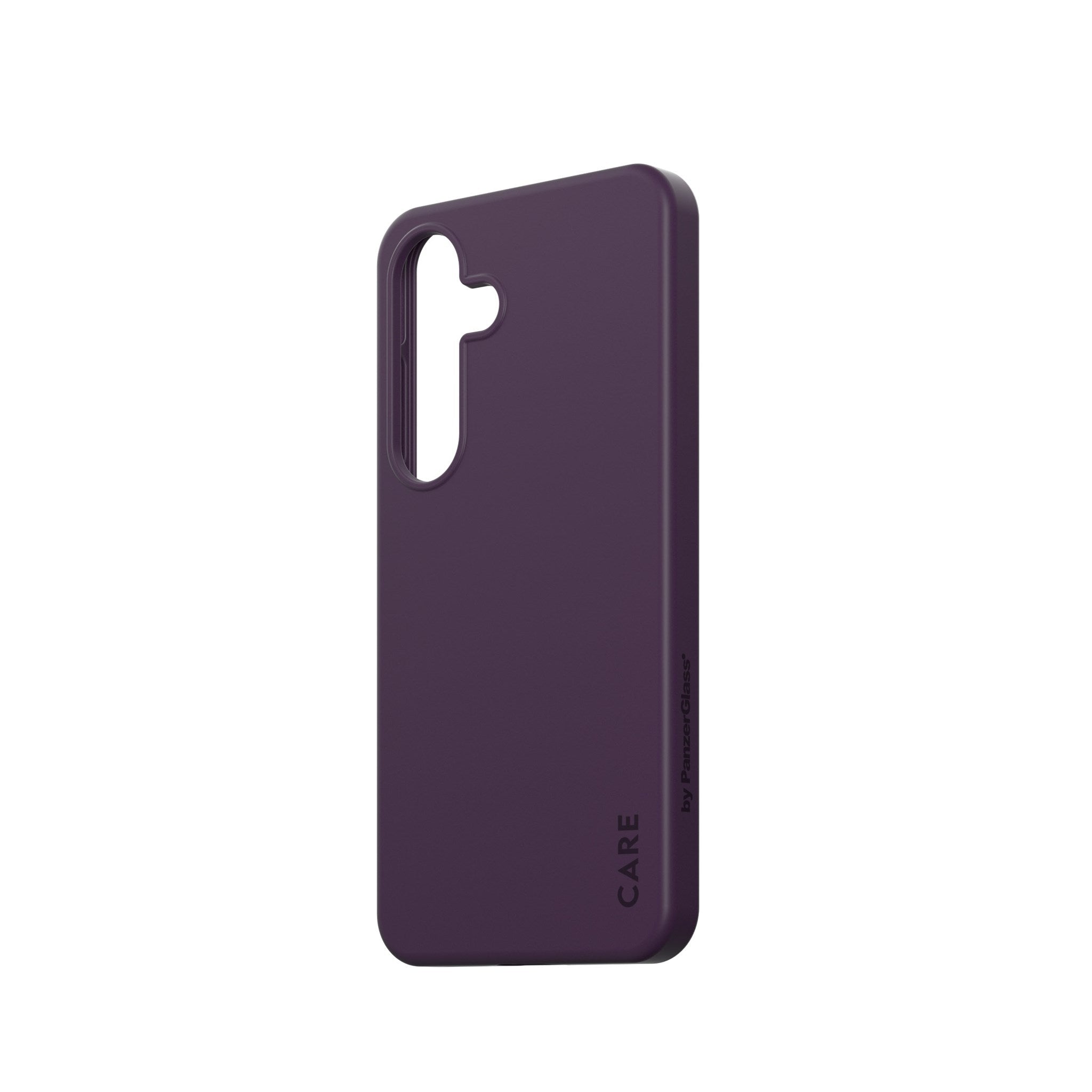 CARE by PanzerGlass® Case Plum Purple w. Qi Compatible Samsung Galaxy S25